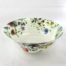 7 inch bone china desert bowl, meadow flowers, violas, red clover, corn flowers