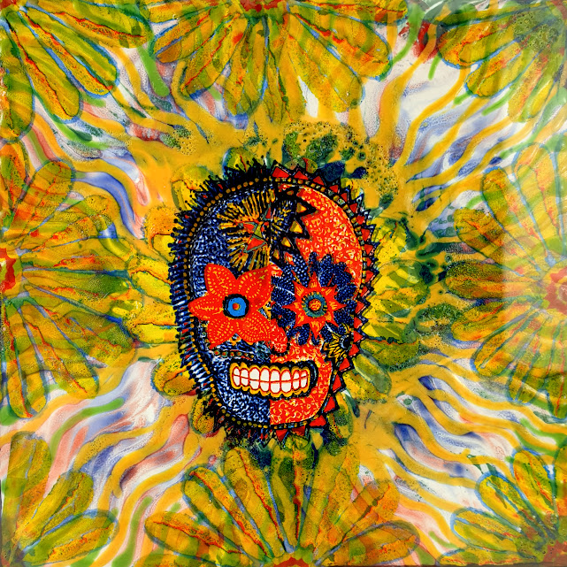 6 inch Framed Tile 'Smile Noon' - Image 2
