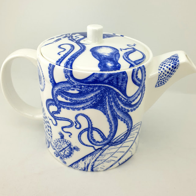 Blue Lagoon six cup Teapot - Image 4