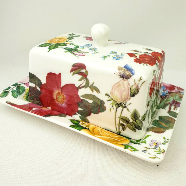 Rosie Posie Butter Dish - Image 5