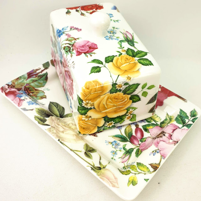 Rosie Posie Butter Dish - Image 6