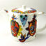 6 cup teapot, day of the dead skull design