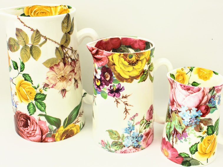 Rosie Posie large 2 pint Jug - Image 2