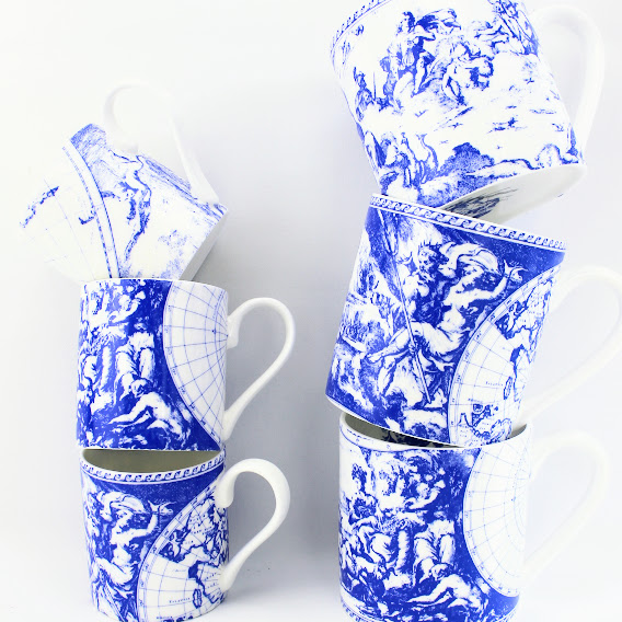 1 pint large Orbis Blue mug - Image 2